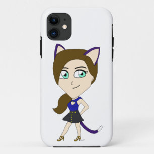 chibi catgirl iPhone 11 case