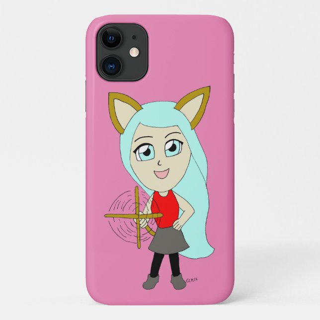 chibi catgirl  Case-Mate iPhone case (Back)