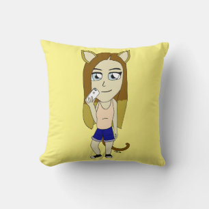 Chibi Catgirl Cushion