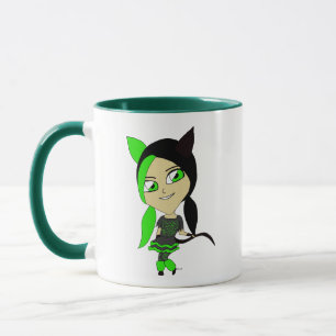 chibi catgirl    mug