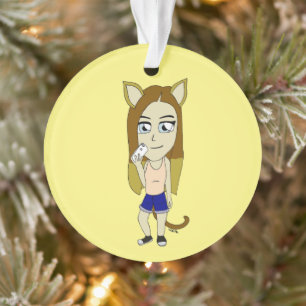 Chibi Catgirl Ornament