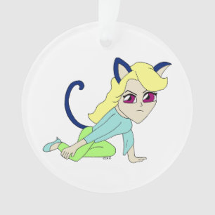 chibi catgirl   ornament