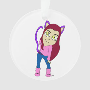 chibi catgirl ornament