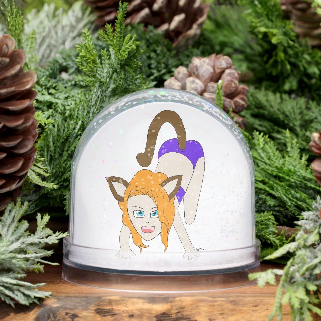 chibi catgirl  snowglobe (Winter)