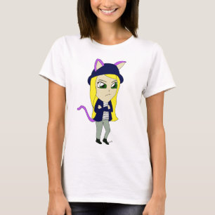 chibi catgirl   T-Shirt