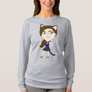 chibi catgirl   T-Shirt