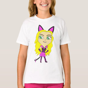 chibi catgirl  T-Shirt