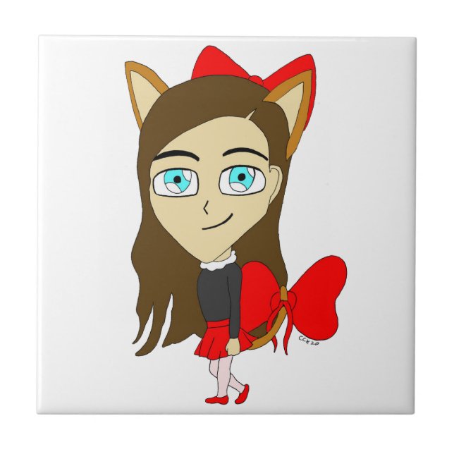 chibi catgirl tile (Front)