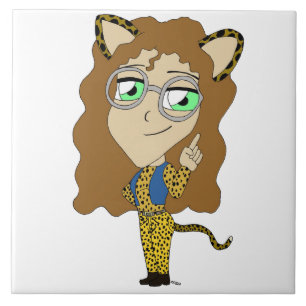 chibi catgirl tile