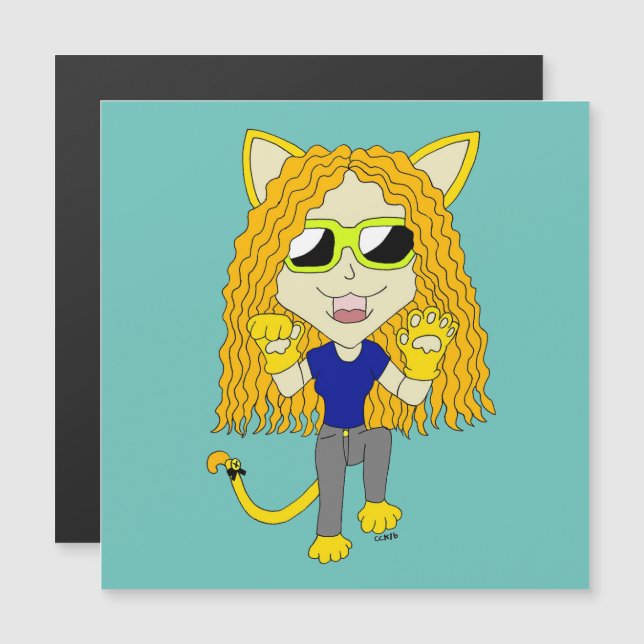 Chibi Catgirl with paws (Front/Back)