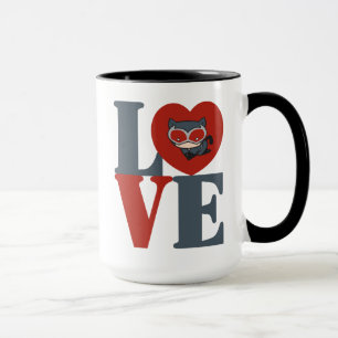 Chibi Catwoman LOVE Mug