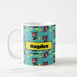 Chibi Catwoman Pattern Coffee Mug