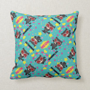 Chibi Catwoman Pattern Cushion