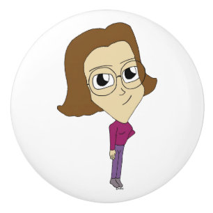 chibi ceramic knob