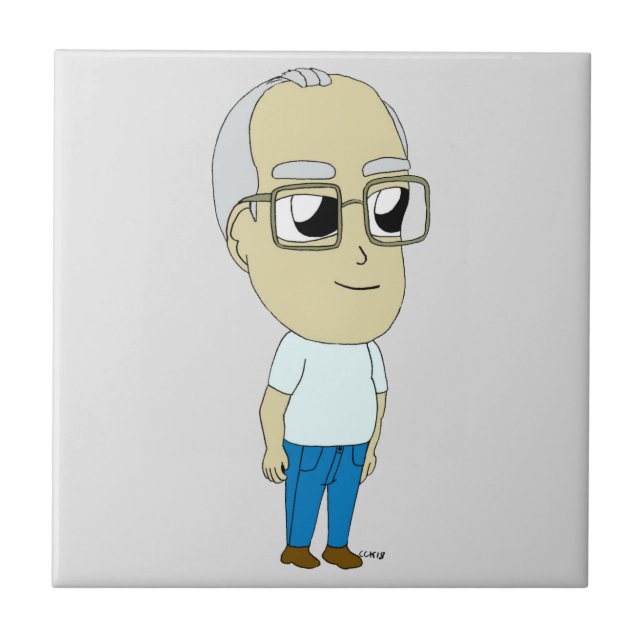 chibi   ceramic tile (Front)