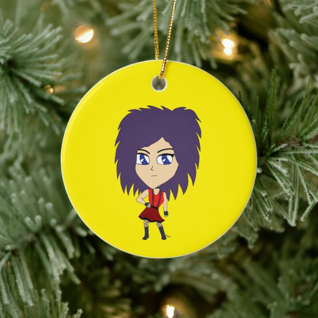 chibi  ceramic tree decoration (Tree)