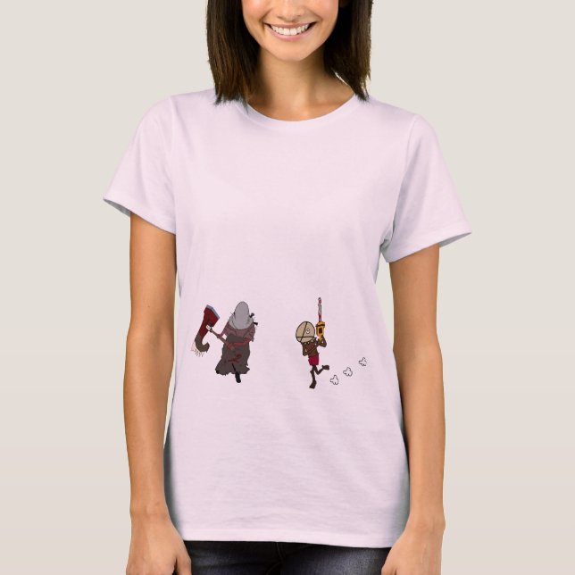Chibi Chainsaw & Executioner Majini T-Shirt (Front)