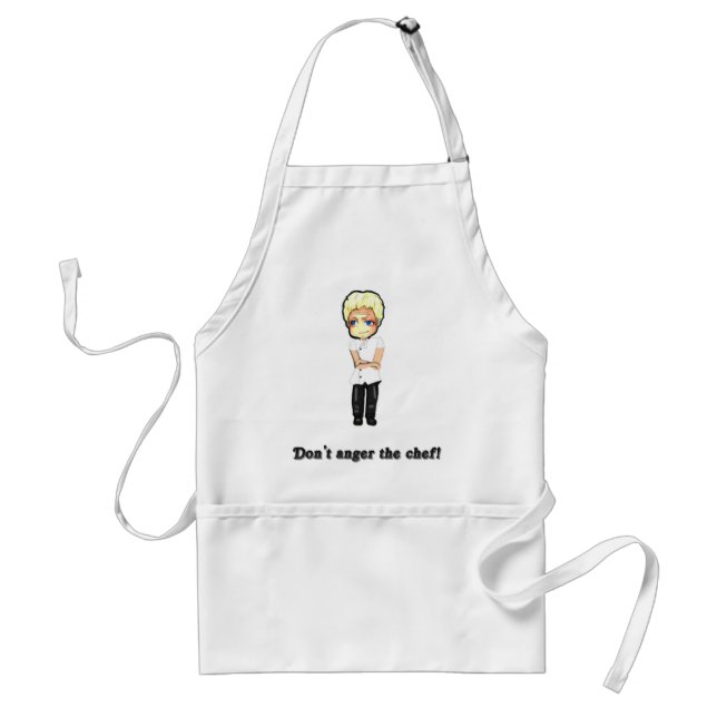 Chibi Chef Ramsay Standard Apron (Front)
