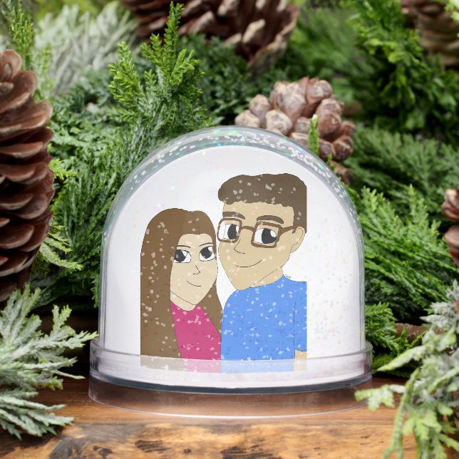 Chibi couple snowglobe (Winter)