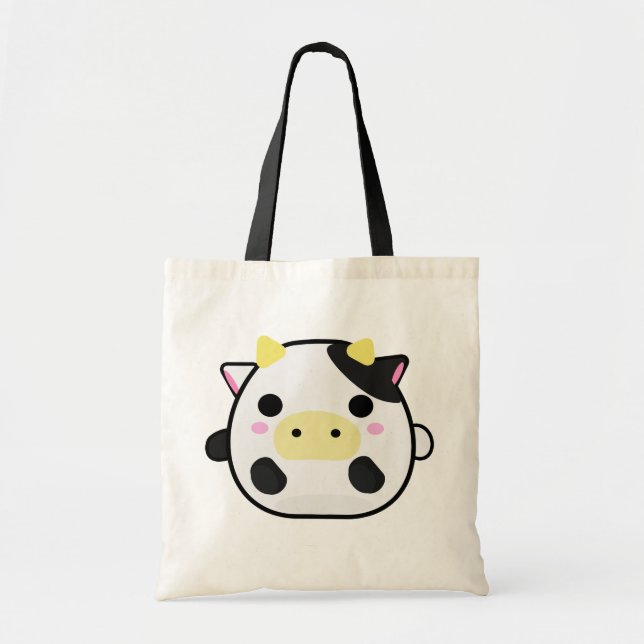 Chibi Cow Tote Bag (Front)