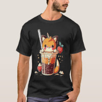 Chibi Cute Bubble Tea Fox Boba Tea