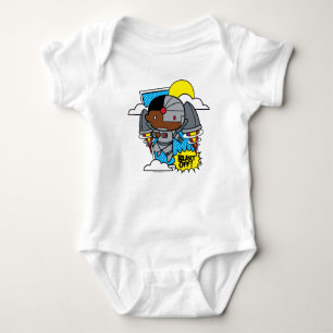 Chibi Cyborg Blast Off! Baby Bodysuit