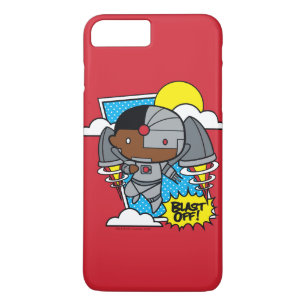 Chibi Cyborg Blast Off! iPhone 8 Plus/7 Plus Case