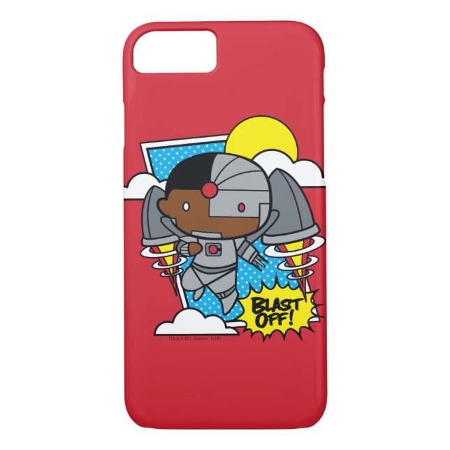 Chibi Cyborg Blast Off! Case-Mate iPhone Case (Back)