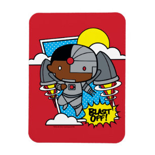 Chibi Cyborg Blast Off! Magnet