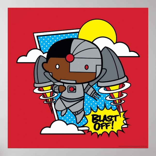 Chibi Cyborg Blast Off! Poster (Front)