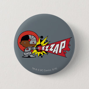 Chibi Cyborg's Cybernetic Cannon 6 Cm Round Badge