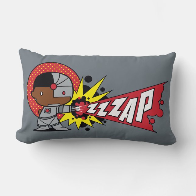 Chibi Cyborg's Cybernetic Cannon Lumbar Cushion (Front)