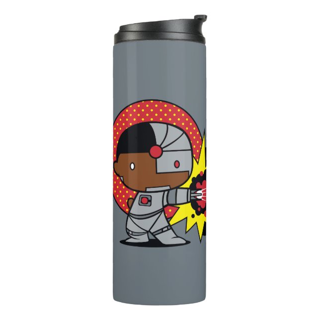 Chibi Cyborg's Cybernetic Cannon Thermal Tumbler (Rotated Left)