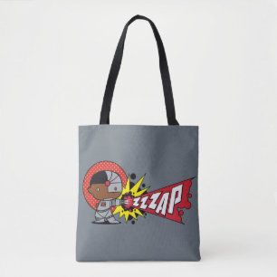 Chibi Cyborg's Cybernetic Cannon Tote Bag