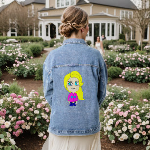 chibi     denim jacket