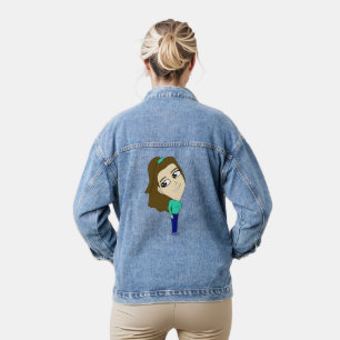 chibi    denim jacket