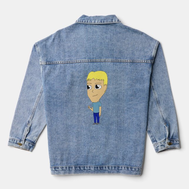 chibi    denim jacket (Back)