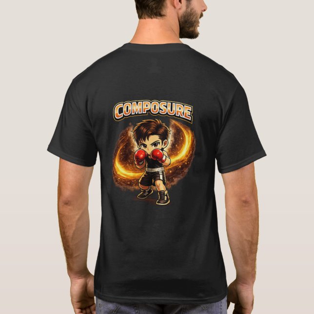 Chibi Dojo Composure Boxing  T-Shirt (Back)