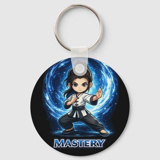 Chibi Dojo Mastery Flow Keychain (Front)