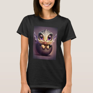 Chibi Dragon Baby Hatching From A Dragon Egg  Magi T-Shirt