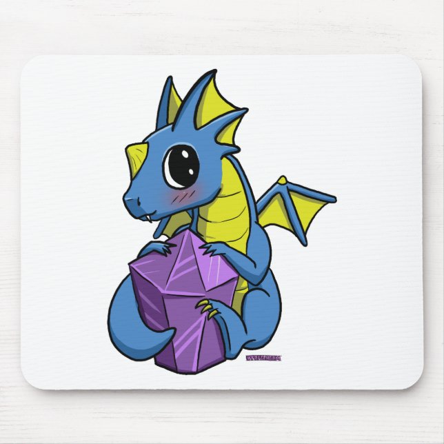 chibi dragon mouse mat (Front)