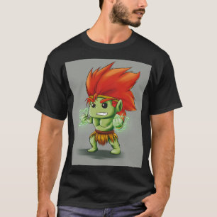 Chibi Electric Jungle Beast   Cute Wild Fighter Ar T-Shirt
