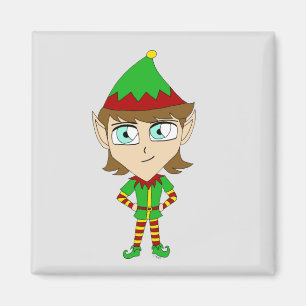 chibi elf  magnet