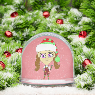 chibi elf    snowglobe