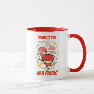 Chibi Flash - I'd Run To You In A Flash Valentine Mug