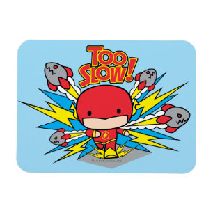 Chibi Flash Outrunning Rockets Magnet