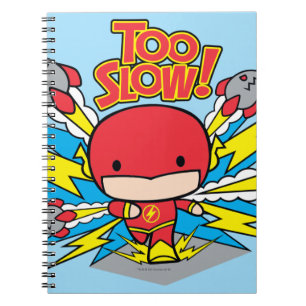 Chibi Flash Outrunning Rockets Notebook