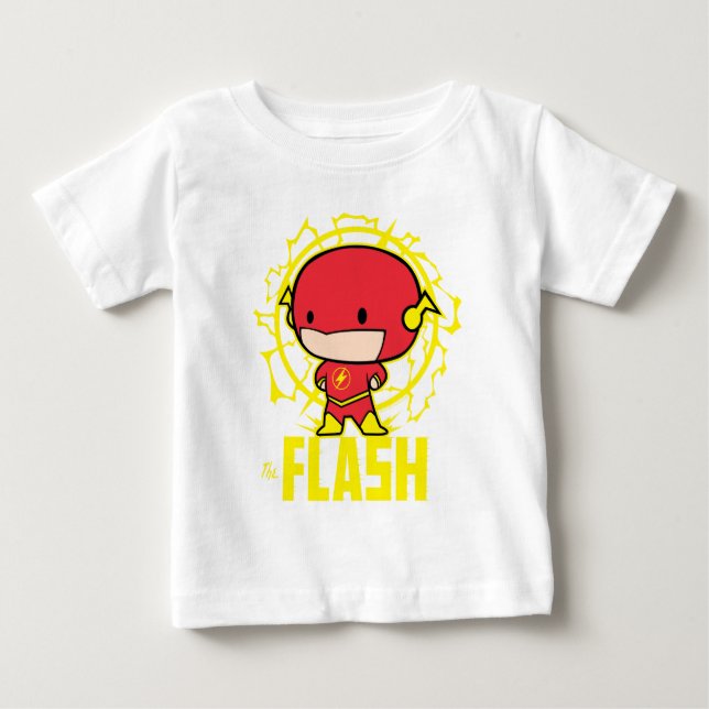 Chibi Flash With Electricity Baby T-Shirt (Front)