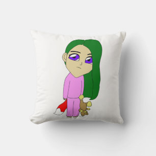 chibi foxy girl  cushion