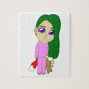 chibi foxy girl jigsaw puzzle